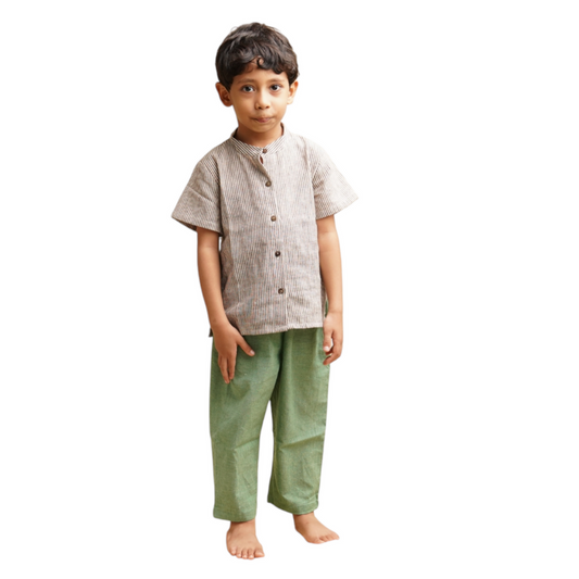 Nature Wear Cotton Pants' - Boys' Cotton Trousers (1-6 Years)