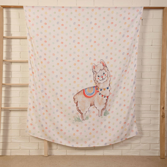 Ooh La Llama Light Muslin Blanket (All Ages)