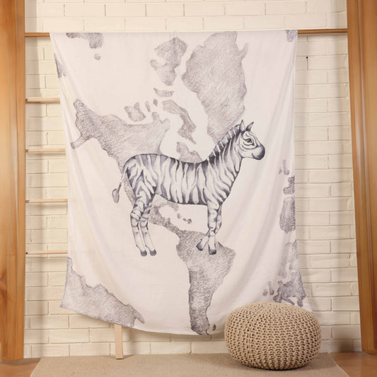 Baby It’s A Wild World Light Muslin Blanket (All Ages)