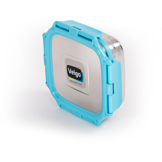 Veigo MEDIUM Stainless Steel Leakproof Lunch Box (All Ages)
